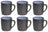 Studio Tavola Mugs Santorini 350 ml - 6 Pieces