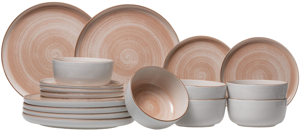 Cosy & Trendy Tableware set Baltic Peach - 18-piece / 6 people