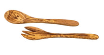 Cookinglife Lettuce cutlery Tunea - Olive wood - 2-Piece