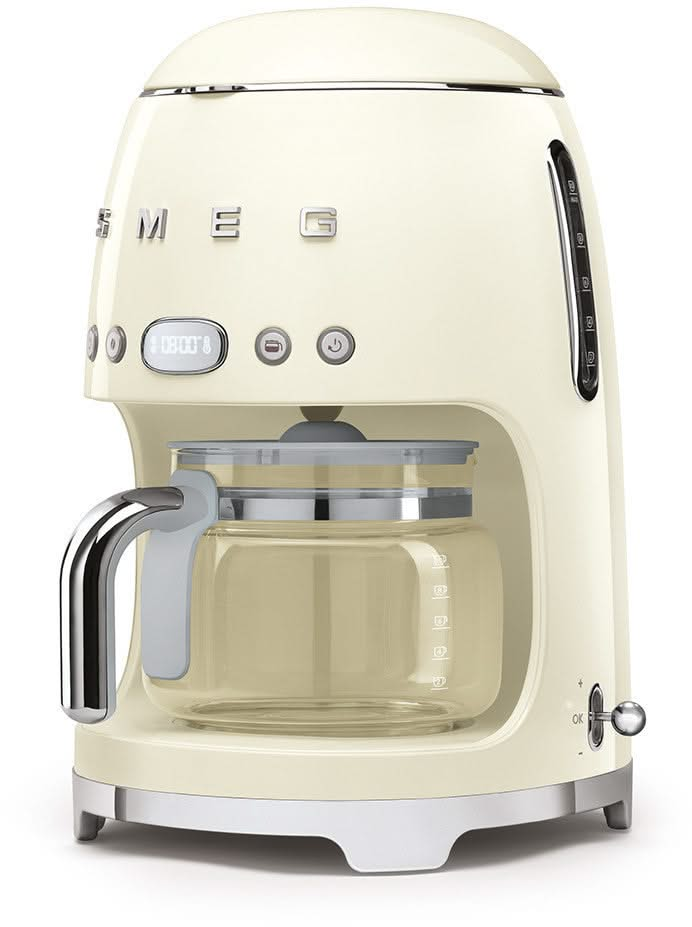 SMEG Filter coffee maker - 1050 W - cream - 1.4 liters - DCF02CREU