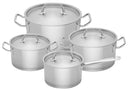 Sola Cookware set Profiline Deluxe - Silver - 4 piece set