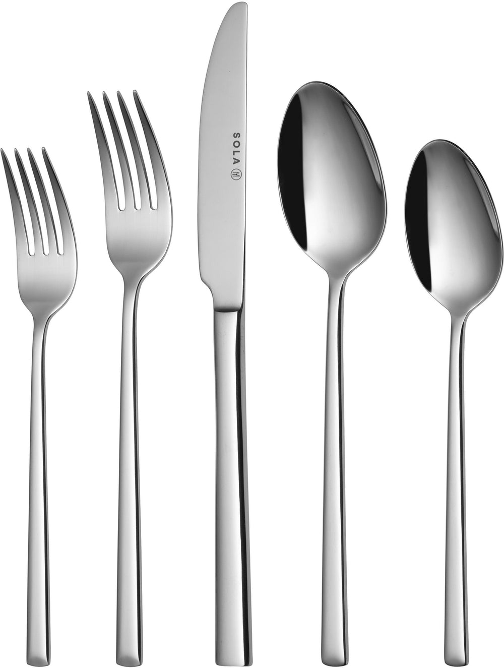 Cutleries Sola Cutlery Set Luxor - 18/10 Stainless Steel - 50 pieces / 6 people ...