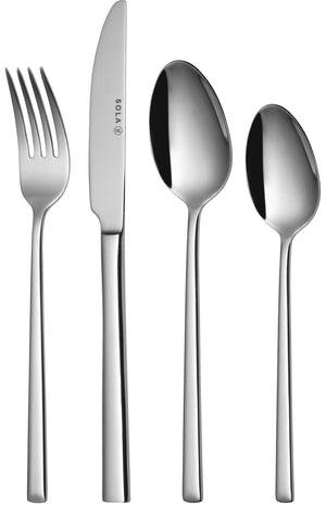 Sola Cutlery Set Luxor - 18/10 Stainless Steel - 24 pieces / 6 people