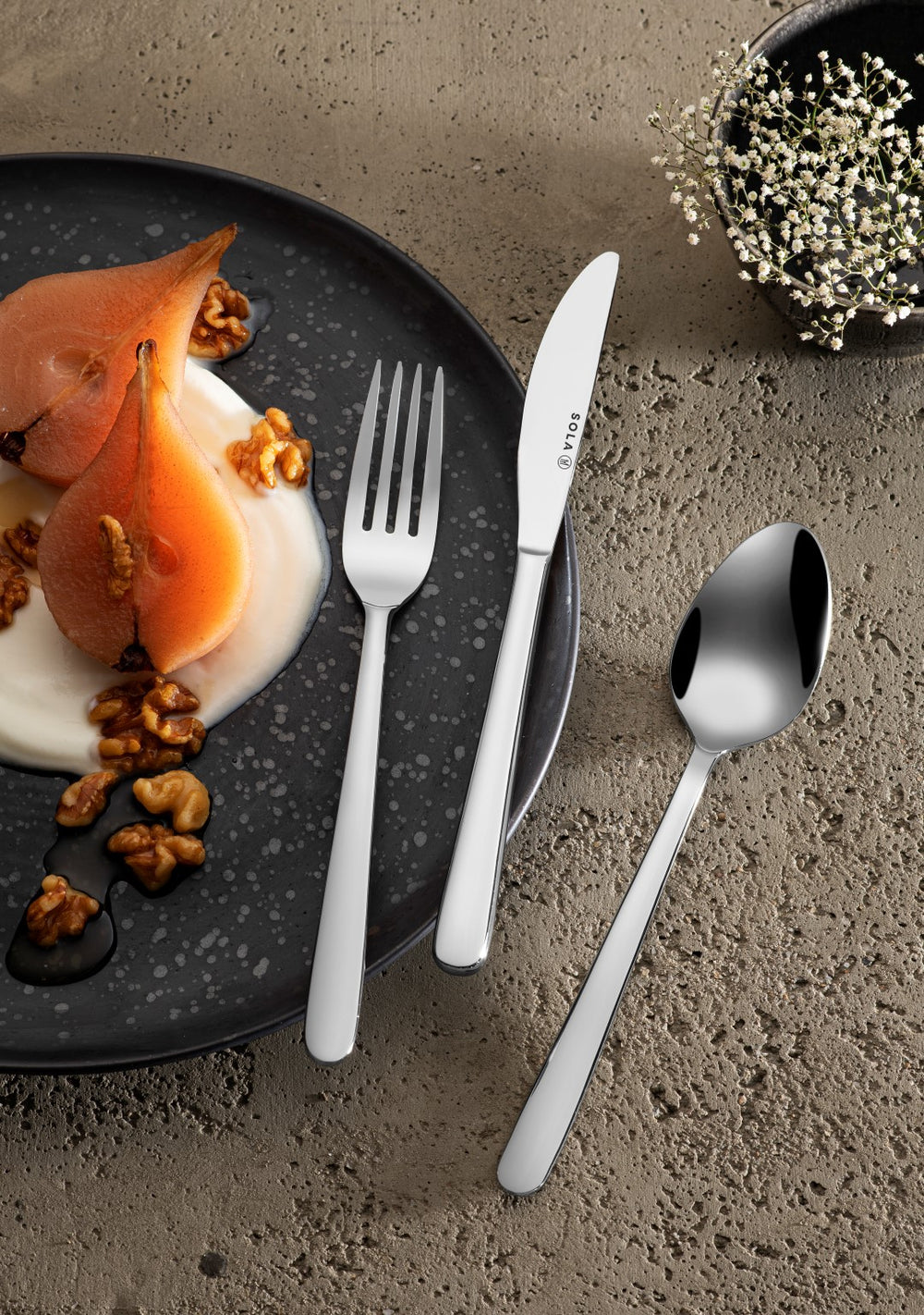 Sola Cutlery Set Privilege - 18/10 Stainless Steel - 70 pieces / 8 people