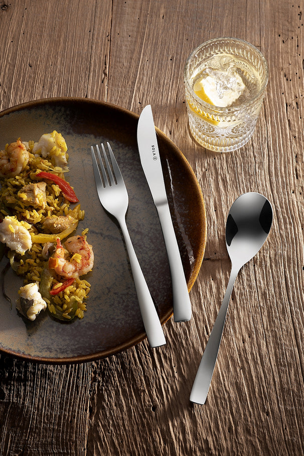 Sola Cutlery Set Sevilla - 18/0 Stainless Steel - 90 Pieces / 9 Person