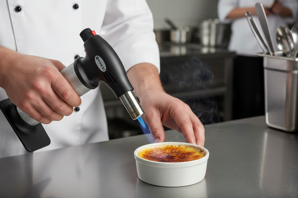 Hendi Creme Brulee Burner - Cooking Burner 19 cm