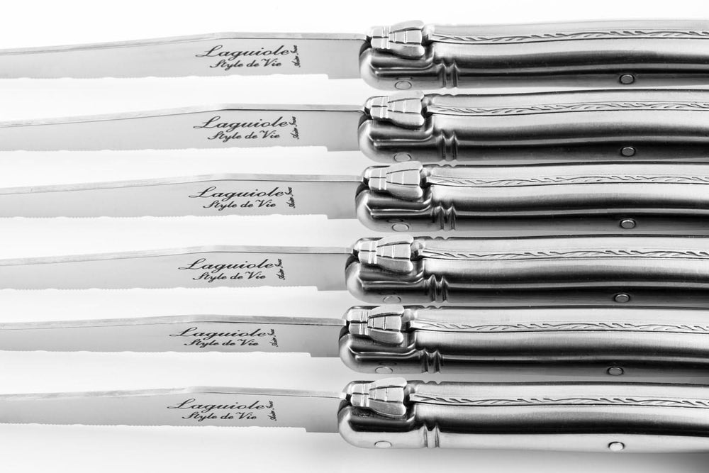 Laguiole Style de Vie Steak knives Premium Line stainless steel - 6 pieces