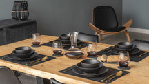 Studio Tavola Tableware set Black Tie - 18-piece / 6 people