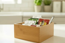 Cookinglife Cutlery Tray Organic Bamboo 15 x 15 x 7 cm