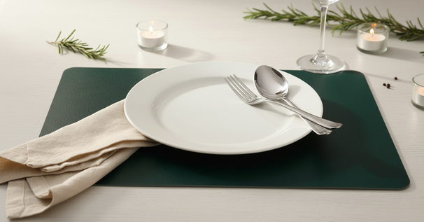 Cosy & Trendy Placemats Leather Look Pine Grove 43 x 30 cm - 6 pieces