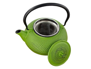 Cookinglife Teapot - Cast Iron - Green - 1.5 liters