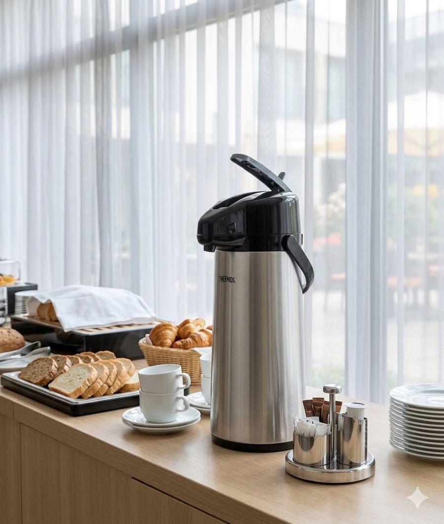 Thermos Thermos Jug With Pump Inox 2.2 Liter Buy? Cookinglife