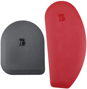KitchenAid Bowl Scraper set Core Silicone 2pc Black/Red -