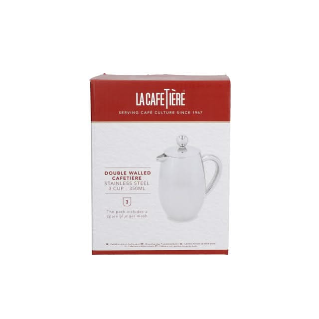 La Cafetière Cafetiere stainless steel - Double walled - Insulated - 350 ml / 2 cups