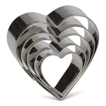 Patisse Heart Cutting Molds 5-Piece