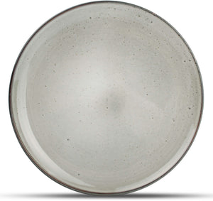 ONA Dinner Plates Freckles Green ø 26 cm - 4 Pieces