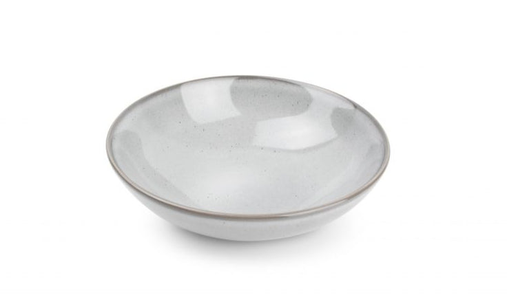 ONA Deep Plates / Pasta Bowls Freckles Grey ø 19.5 cm - 4 Pieces
