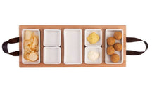 Bowls & Dishes Serving board / Tapas board Streetfood 5-shelf White - Large