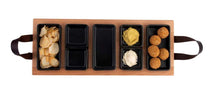 Bowls & Dishes Serving board / Tapas board Streetfood 5-shelf Black - Large