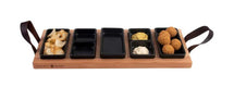 Bowls & Dishes Serving board / Tapas board Streetfood 5-shelf Black - Large