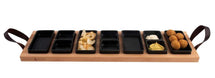 Bowls & Dishes Serving board / Tapas board Streetfood 7-shelf Black - XXL