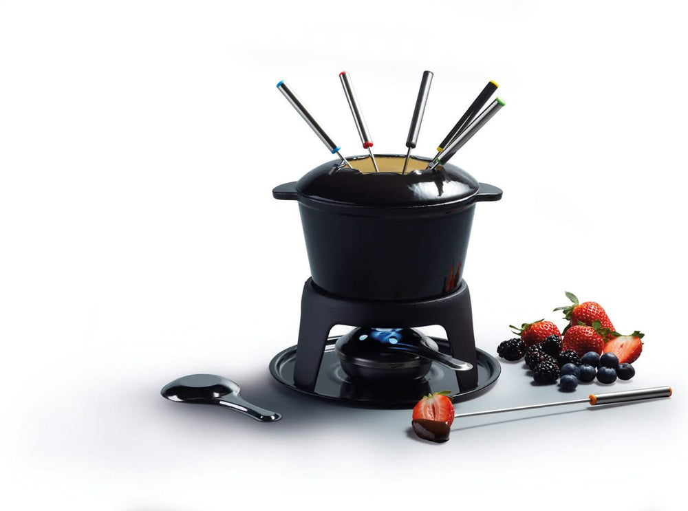 MasterClass Fondue set Cast Iron Black