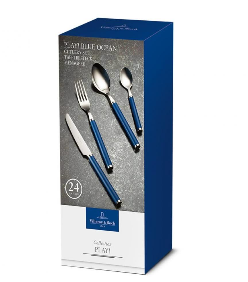 Villeroy & Boch Cutlery set Play! - Blue Ocean - 24 pieces / 6 people