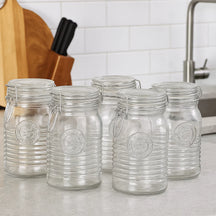 Bormioli Rocco Weck jar Officina 1825 - ø 11 cm / 1 Liter - 6 pieces