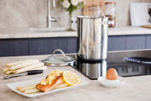 Cookinglife Asparagus Pan / Pasta Pan - Stainless Steel - ø 16 cm / 4.0 liters