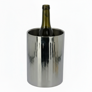 Cookinglife Wine Cooler Chrome Stainless Steel ø 12 x 18 cm