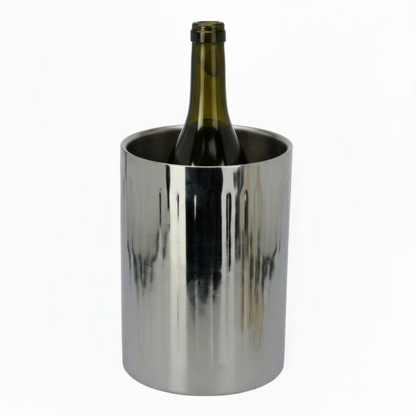 Cookinglife Wine Cooler Chrome Stainless Steel ø 12 x 18 cm