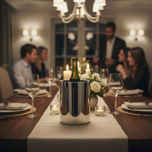 Cookinglife Wine Cooler Chrome Stainless Steel ø 12 x 18 cm