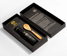 Yakelos Organic Extra Virgin Olive Oil - Sample Pack 100 ml with olive wood spoon