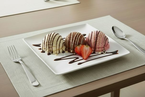 BonBistro breakfast plate / Dessert plate Yong Squito 18 x 18 cm - White - 6 pieces