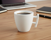 BonBistro Coffee cup Yong Squito 170 ml - White - 6 pieces