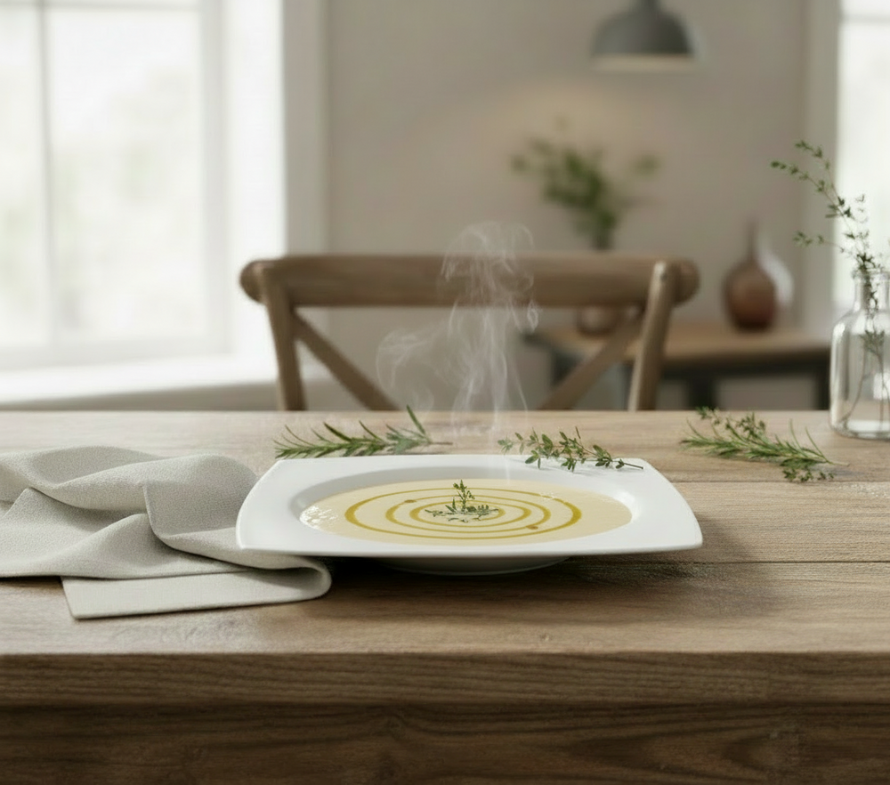 BonBistro Pasta Plate Yong Squito 27 x 27 cm - White - 6 pieces