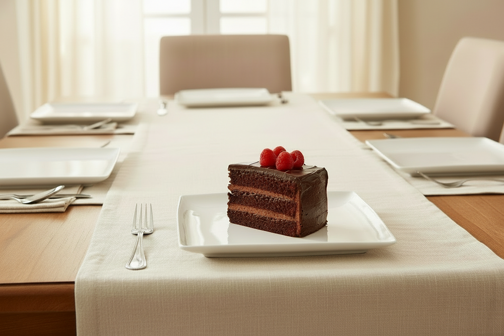 BonBistro Cake plate Yong Squito 16 x 16 cm - White - 6 pieces