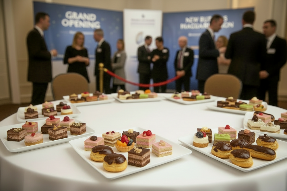 BonBistro Petitfour Plate Yong Squito 10 x 10 cm - White - 6 pieces