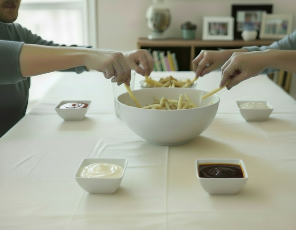 BonBistro Dipping dish Yong Squito 10 x 10 cm - White - 6 pieces