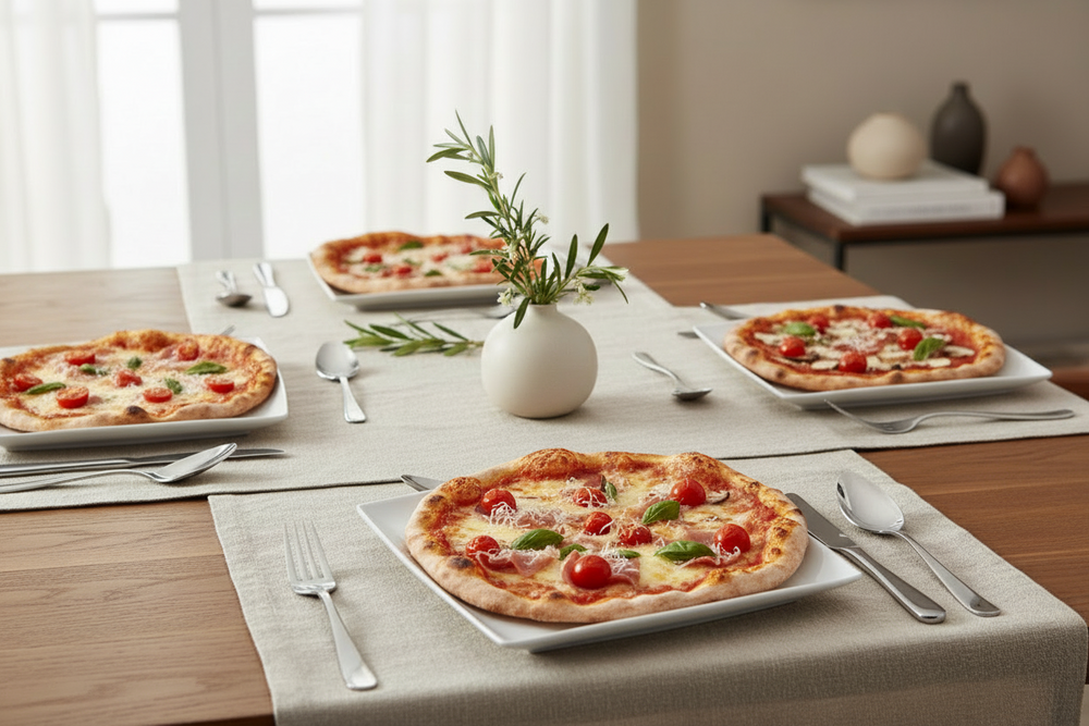 BonBistro Underplate Yong Squito 30 x 30 cm - White - 2 pieces