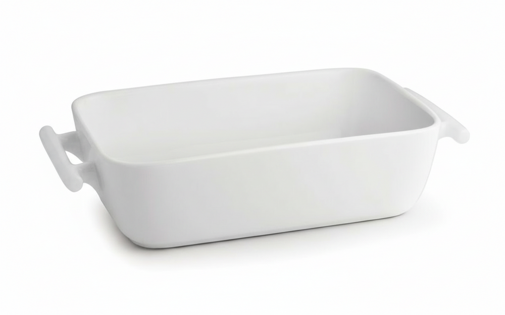 BonBistro Oven dish Yong Squito - 33 x 24 x 6 cm / 3.5 Liter - White - 2 pieces
