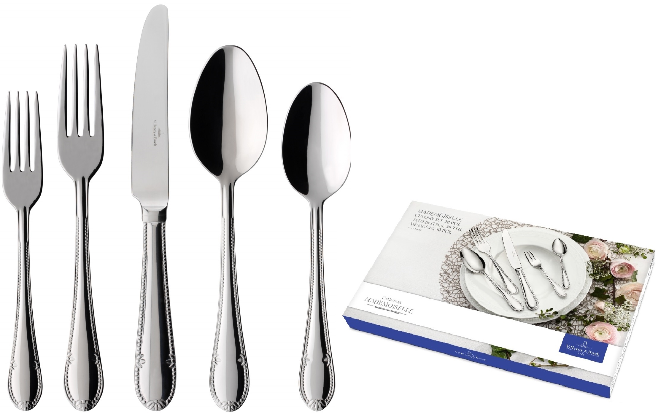 Kaliber manipuleren ambitie Villeroy and Boch 68-Piece Cutlery Set Mademoiselle | Buy now at Cookinglife